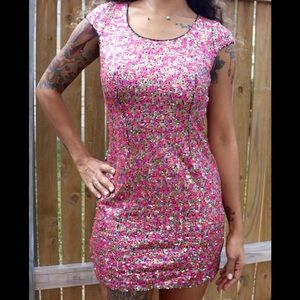 Bombshell Beauty Sequin Dress